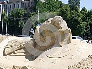 Sand sculpture