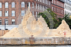 Sand sculpture festival in Copenhagen
