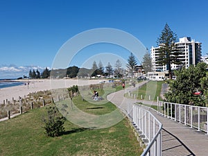 Sand and sea at Mt Maunganui