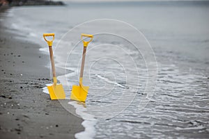 Sand and seashore water