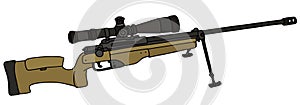 Sand sniper rifle