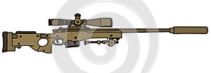 Sand sniper rifle