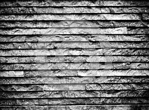 Sand stone bricks on wall