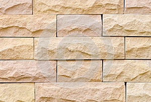 Sand stone wall