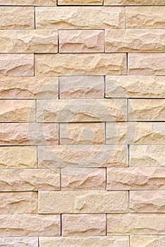Sand stone wall