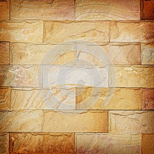 Sand stone wall texture and ackground of decorate