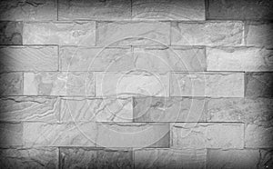 Sand stone wall texture and ackground of decorate, gray color. photo