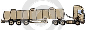 Sand tank semitrailer