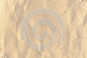 Sand texture background. Brown desert pattern from tropical beach