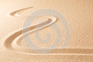 Sand texture background with line pattern