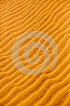 Sand Texture Background. Pattern of dunes in desert. Nature details.