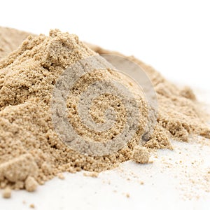 Sand Texture Isolated on White Background