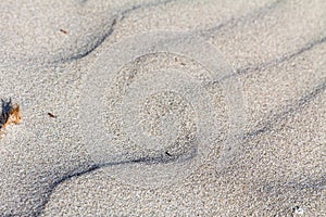 Sand texture, pattern and background.Sand ripple.Nature background.Wallpaper. Beautiful nature background photo