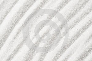 Sand texture rough Surface with wave ripple background, Naturally White Silica sand with copy space for Backdrop and Mockup.Image