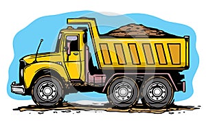 Sand truck
