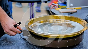 Sand vibration pattern