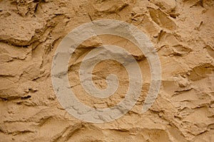 Sand wall texture in a sand pit