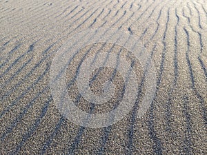 Sand wave on a beach