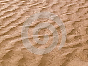 Sand waves in the desert