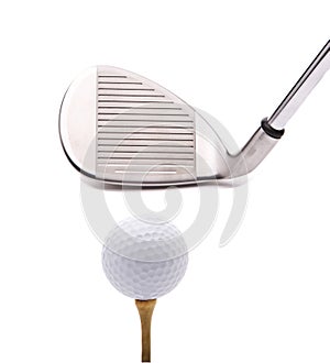 Sand Wedge and Golf Ball