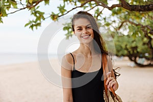 sand woman free sea nature smile ocean beach vacation summer young
