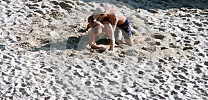 Sand Wrestlers