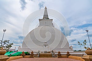 Sanda Hiru Seya stupa at Anuradhapura at Sri Lanka