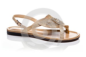 sandal with diamonte gemstone insole, perfect for any occasion