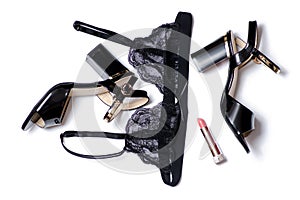 Sandals heel and bra isolation