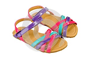 Sandals for kids - summer children& x27;s shoes. Colorful baby girl s