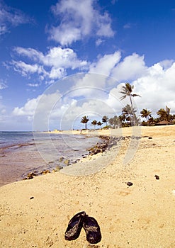 Sandals in poipu beach, Hawaii photo