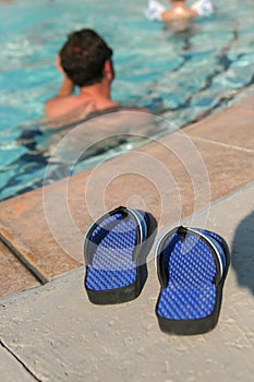 Sandalias a piscina 