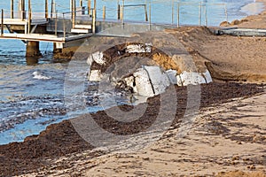 Sandbags Beach Erosion