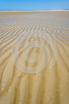 Sandbank at low tide