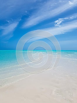 Sandbar in the Bahamas