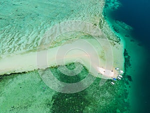 Sandbar in Barobo, Surigao del Sur. Philippines.