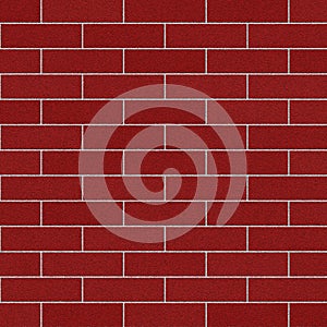 Sandblasted Red Brick Wall