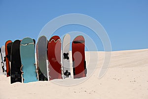 Sandboards and dunes