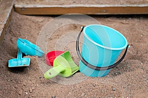 Sandbox toys for outdoor play
