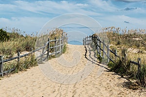 Sandbridge Uphill Beach Pathway