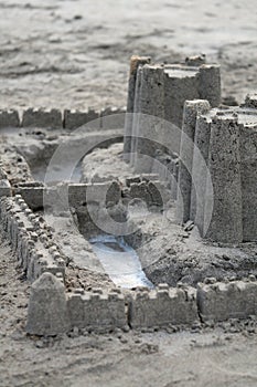 Sandcastle with Moat