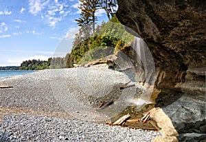 Sandcut beach on Vancouver Island