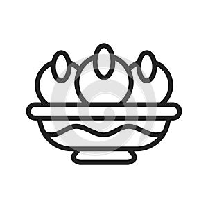 Sandesh icon vector image.