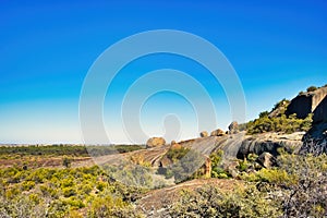 Sandford Rocks Nature Reserve, a granite outcrop near Westonia, Western Australia.