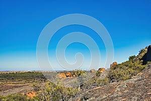 Sandford Rocks Nature Reserve, a granite outcrop in Western Australia