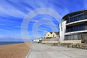 Sandgate beach Folkestone Kent UK