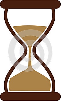 Sandglass icon vector