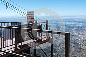 Sandia Peak Tramway, view from the top