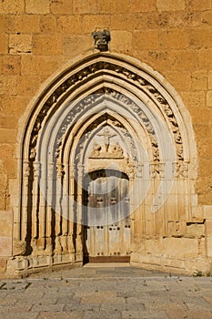 Sandoval Monastery Gate. Leon. Spain photo