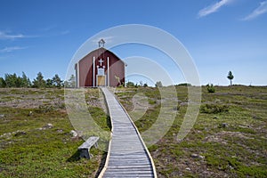 Sandskar Church or Chapel at Haparanda Archipelago National Park photo